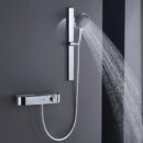 household button shower set bathroom toilet shower shower head hot and cold storage mixing valve rain gq2402