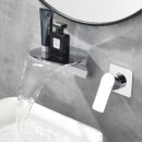 brass concealed waterfall faucet hot and cold household bathroom washbasin sink basin faucet am1026