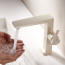 brass hot and cold dual control washbasin faucet hotel bathroom cabinet wash basin hot and cold faucet mt2530