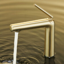 Brass milky white basin faucet household hotel engineering bathroom toilet bath cabinet single hole faucet MT2510
