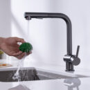kitchen pull out faucet stainless steel hot and cold sink sink sink household faucet cf2402