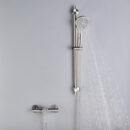 brushed stainless steel shower set, bathing shower head with lifting rod, portable shower set zy1005