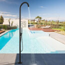 outdoor stainless steel shower column villa courtyard pool side vertical faucet hot and cold shower column shower set hw2501