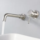 brass concealed faucet hotel bathroom hot and cold water embedded basin faucet am1002