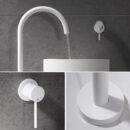 european style villa brass light luxury vertical basin washbasin bathroom hotel hot and cold dual control faucet am2309