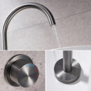 european style villa brass light luxury vertical basin washbasin bathroom hotel hot and cold dual control faucet am2309