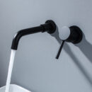 brass concealed faucet hotel bathroom hot and cold water embedded basin faucet am1002