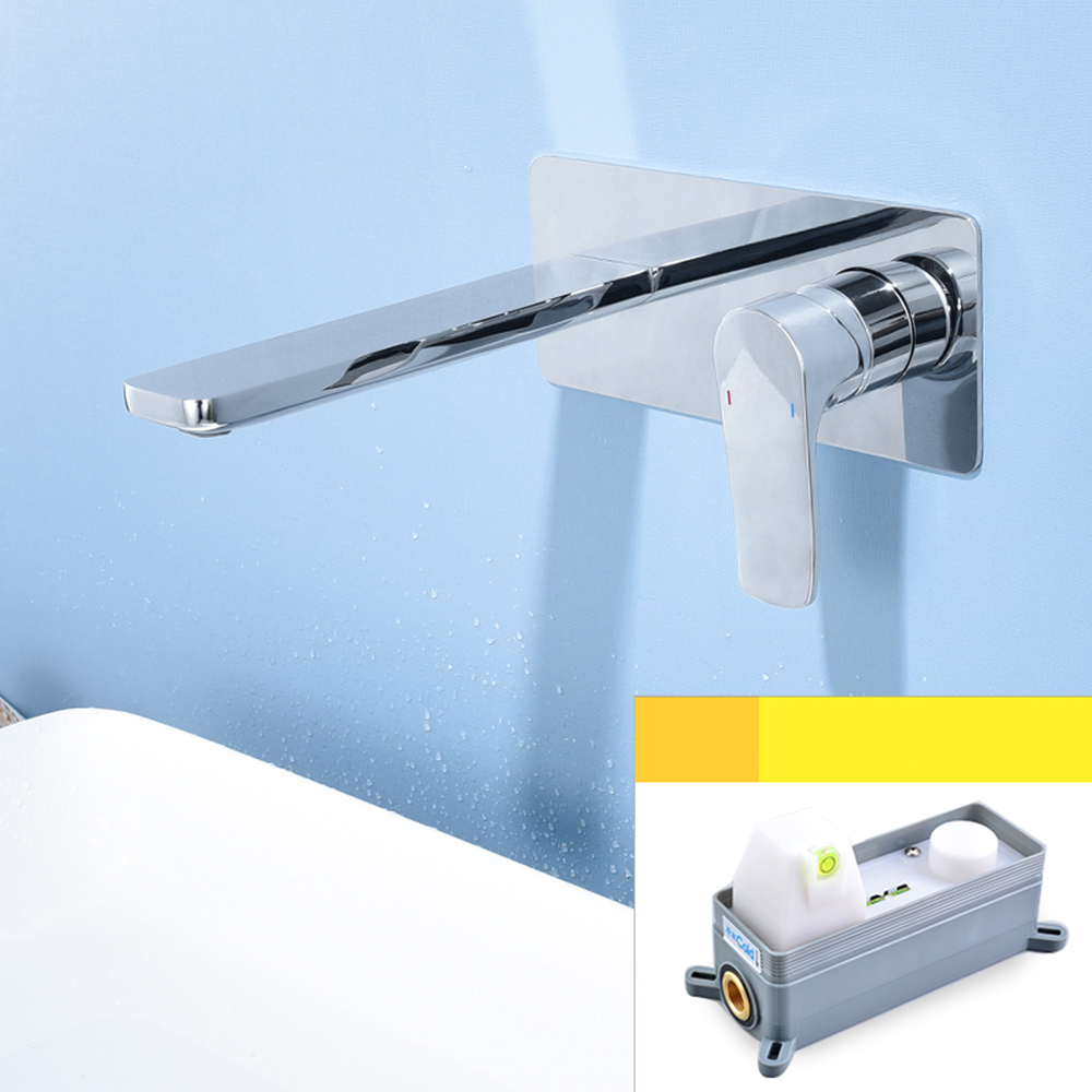 Chrome round handle embedded box valve
