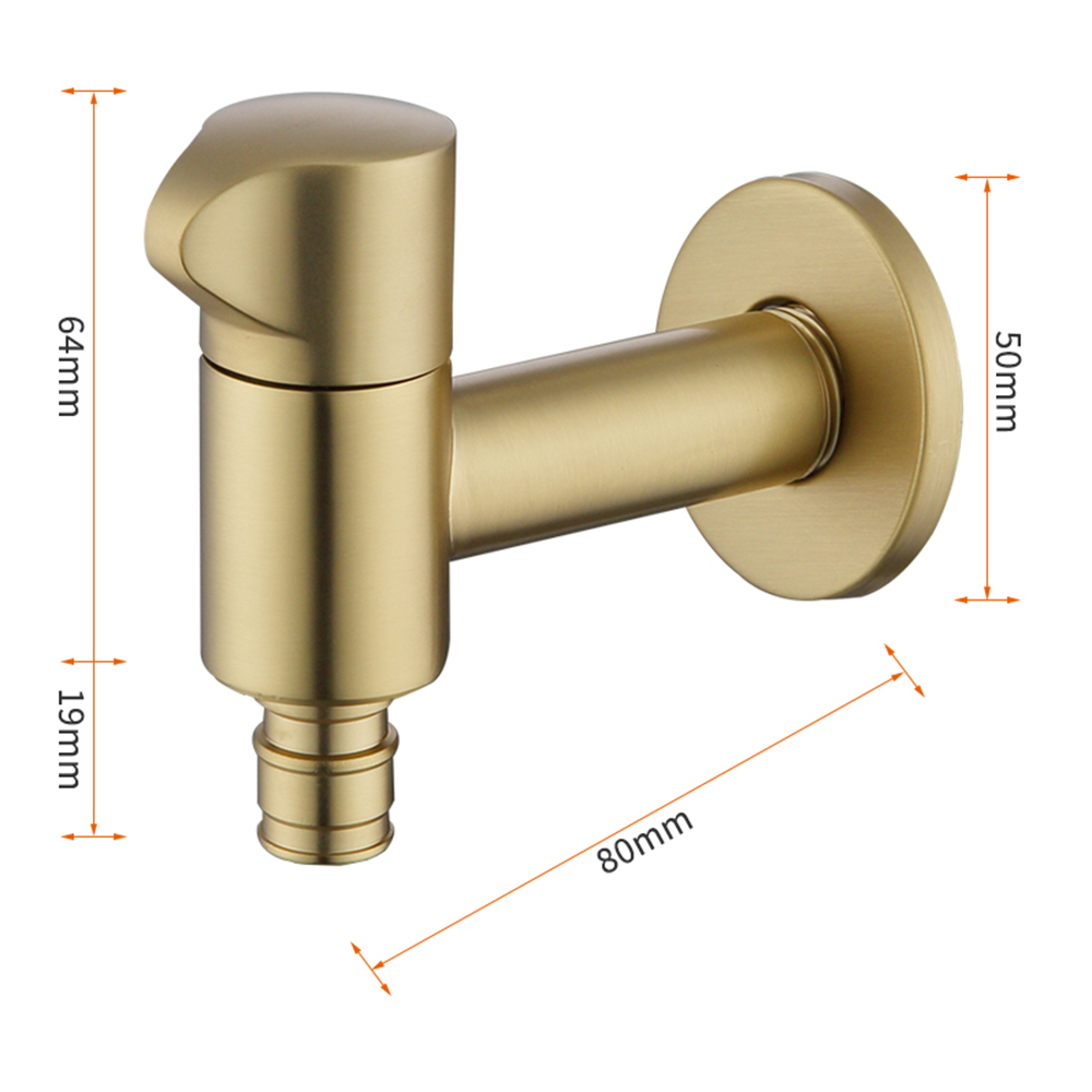 Type A brushed gold short section (without water stop function)