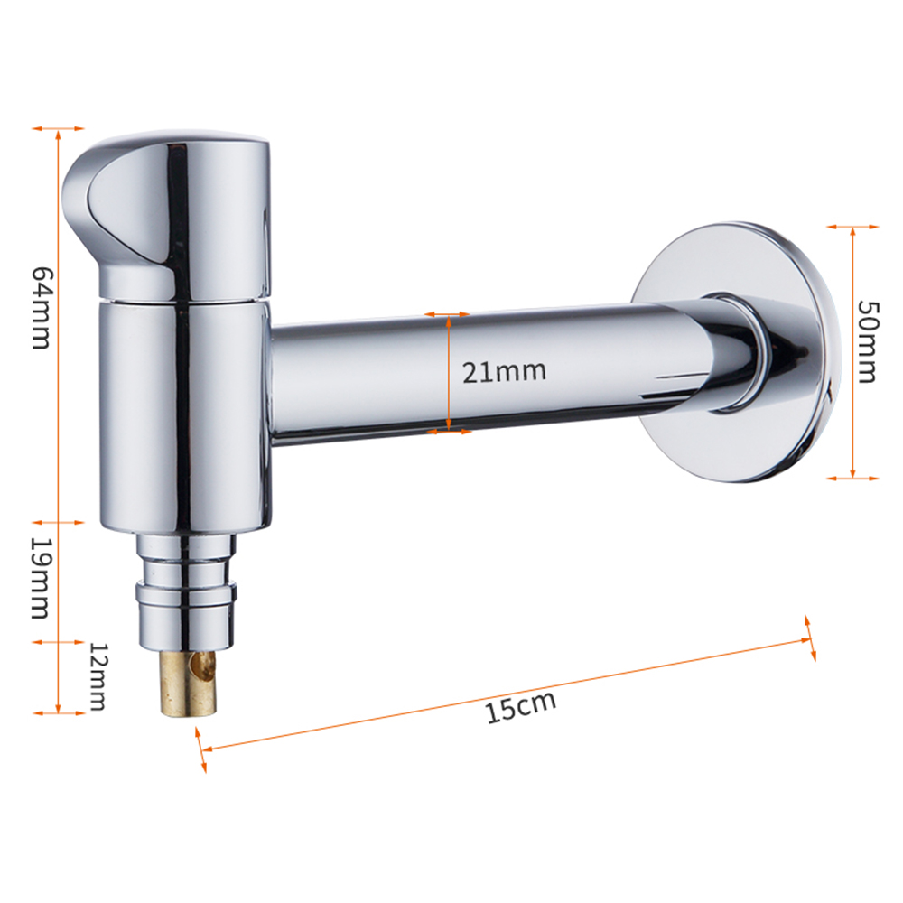 Type A chrome mid-length model (built-in water stop rod)