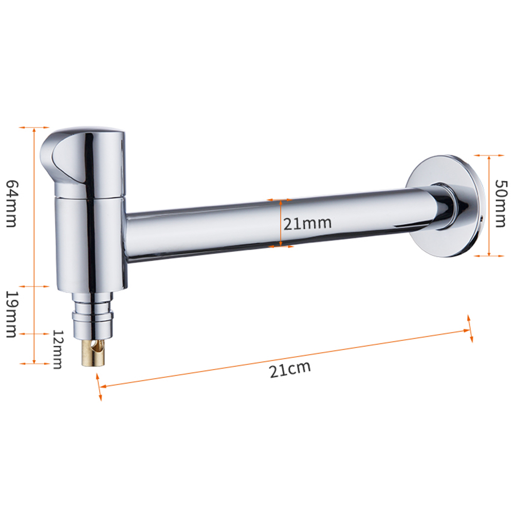 Type A chrome lengthened version (built-in water stop rod)