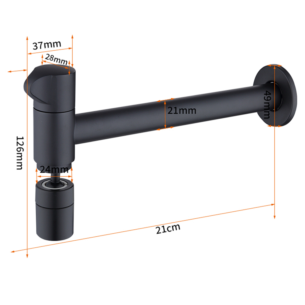 Type A black universal mouth lengthened