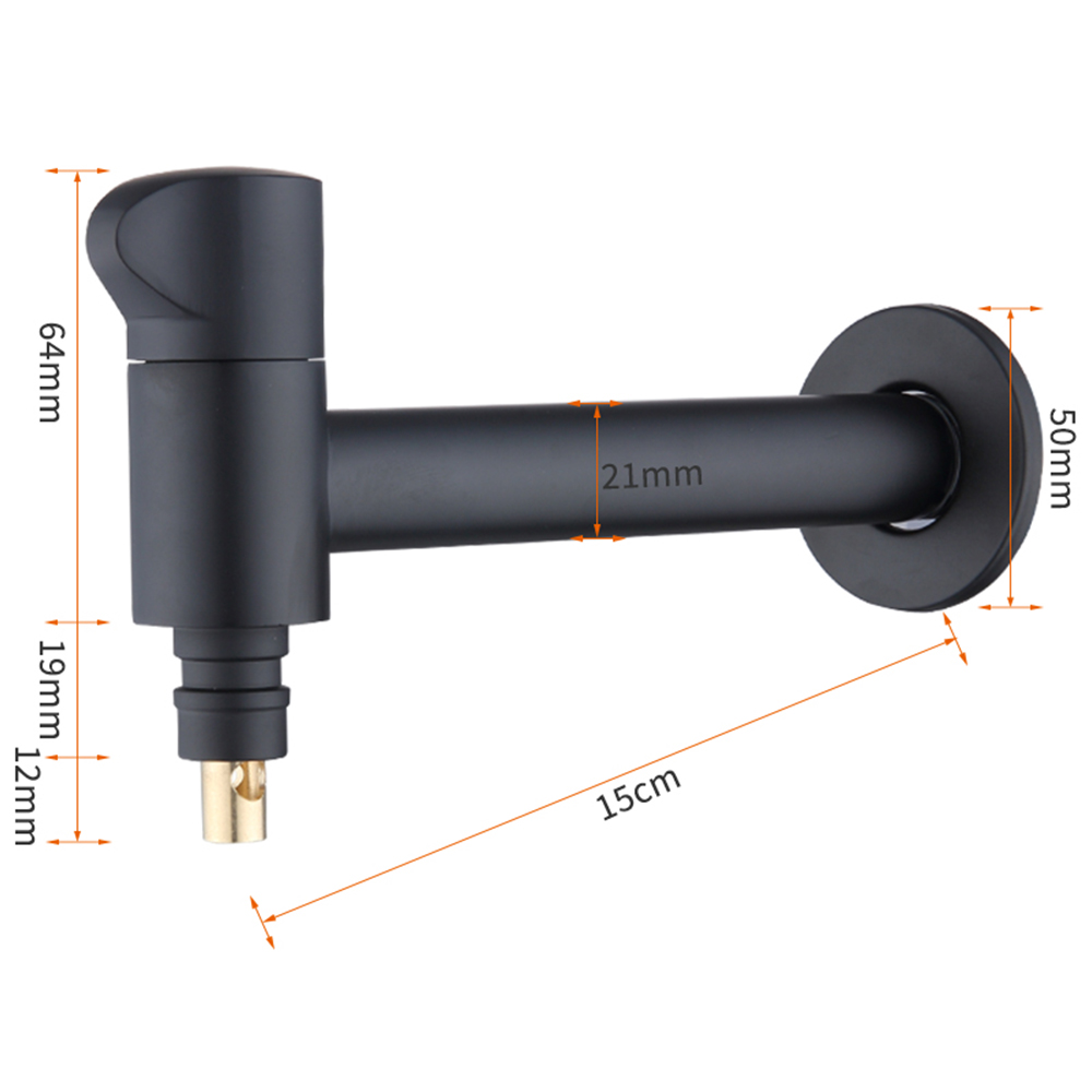 Type A black mid-length model (built-in water stop rod)