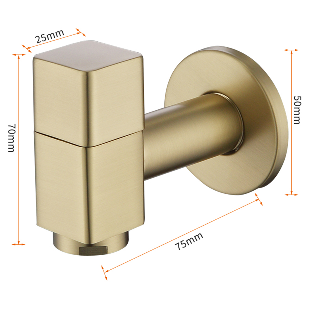 Type B brushed gold short