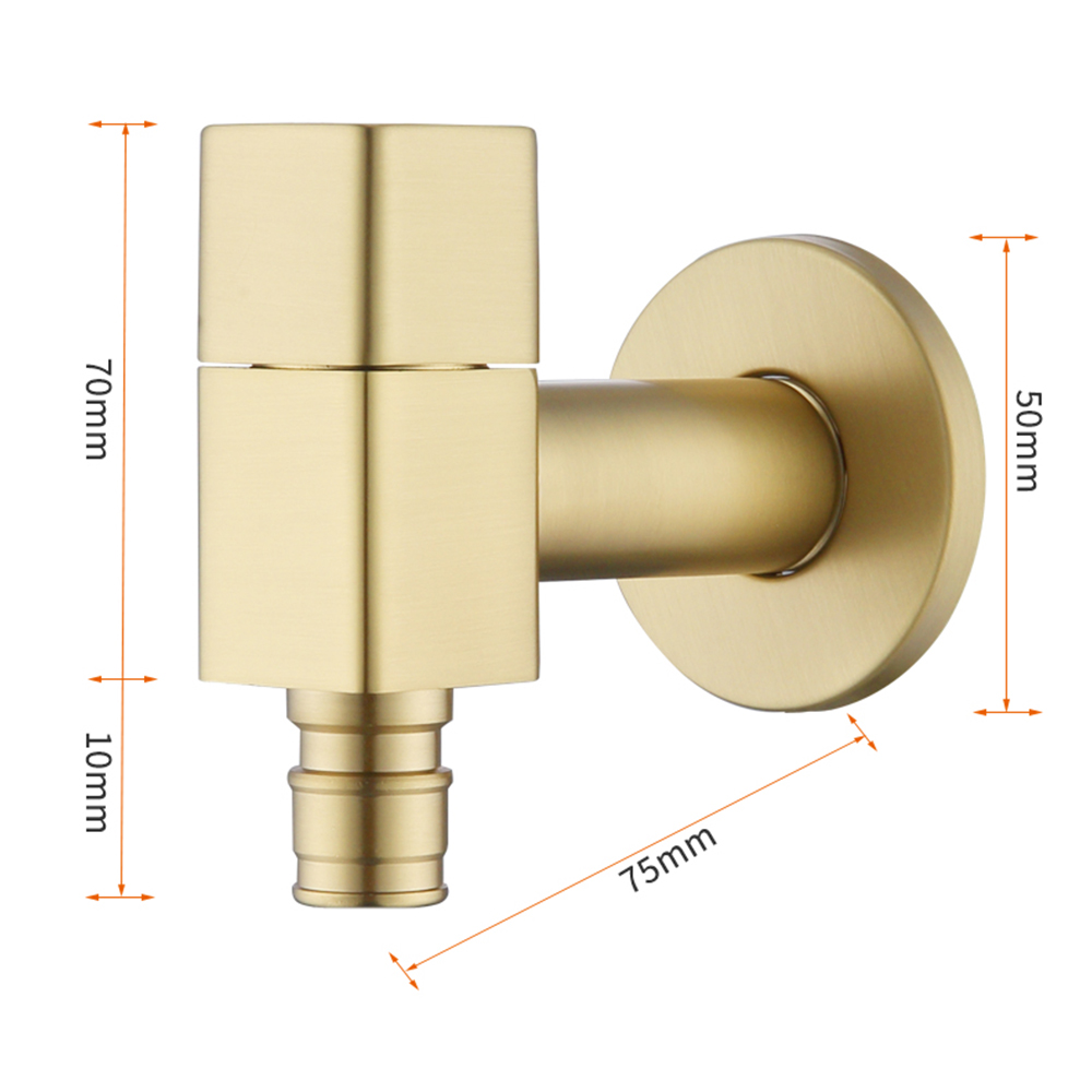 Type B brushed gold short section (without water stop function)