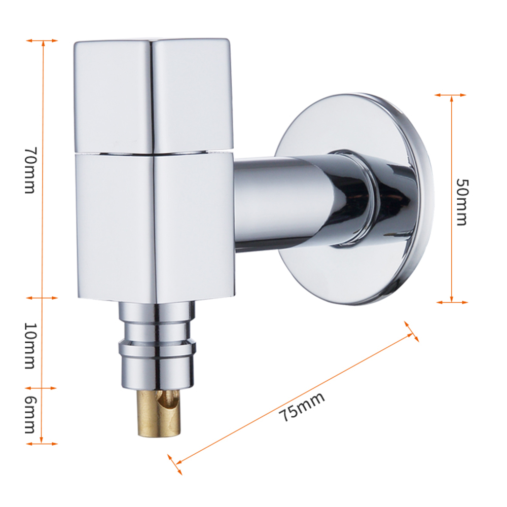 Type B chrome short section (built-in water stop rod)
