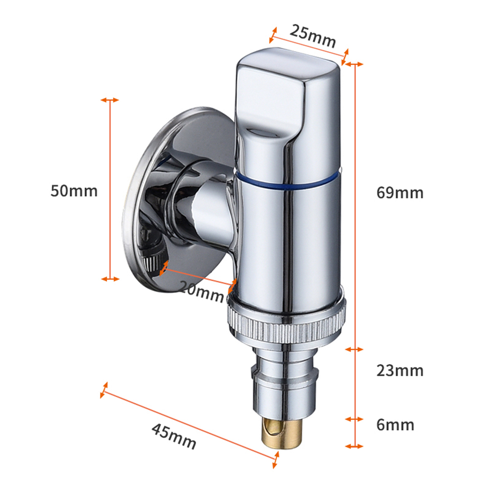 C section chrome short section (built-in water stop rod)