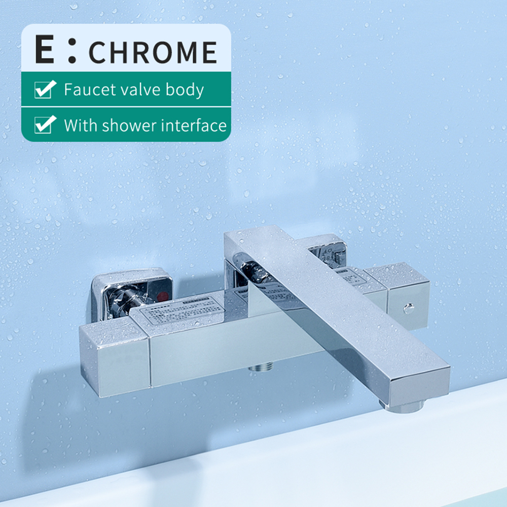 E type chrome two-function faucet (can be connected to a shower)