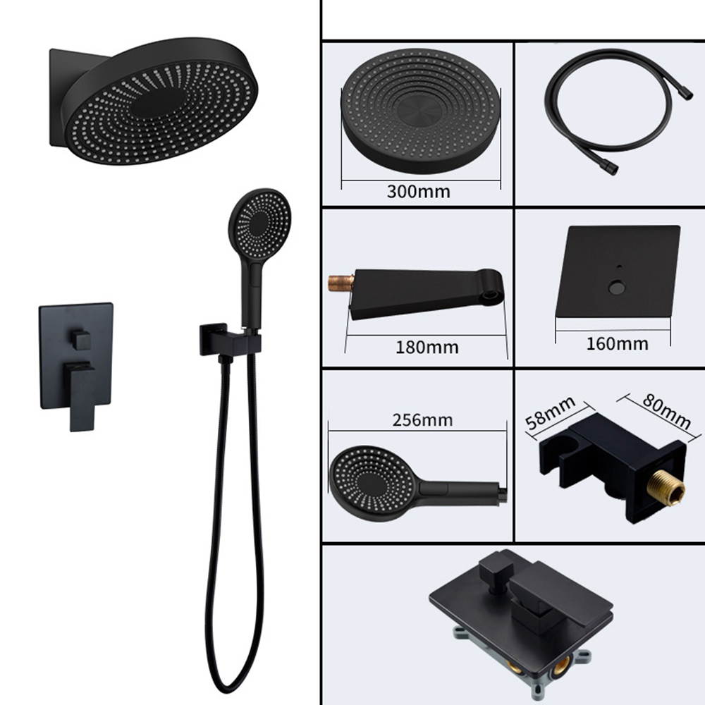 Two functions of black dome spray + ordinary valve body