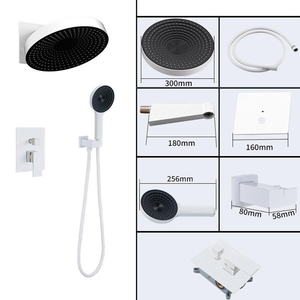 Two functions of white dome spray + ordinary valve body