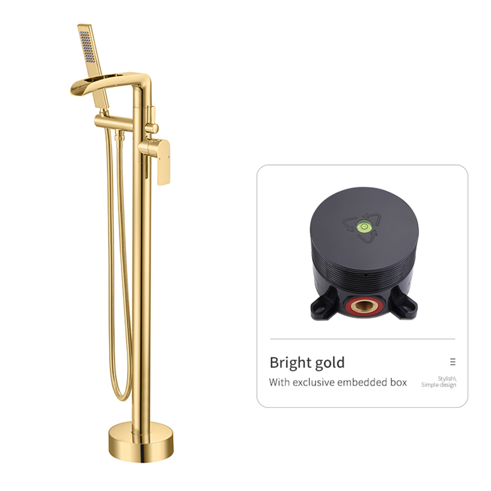 Bright gold embedded box