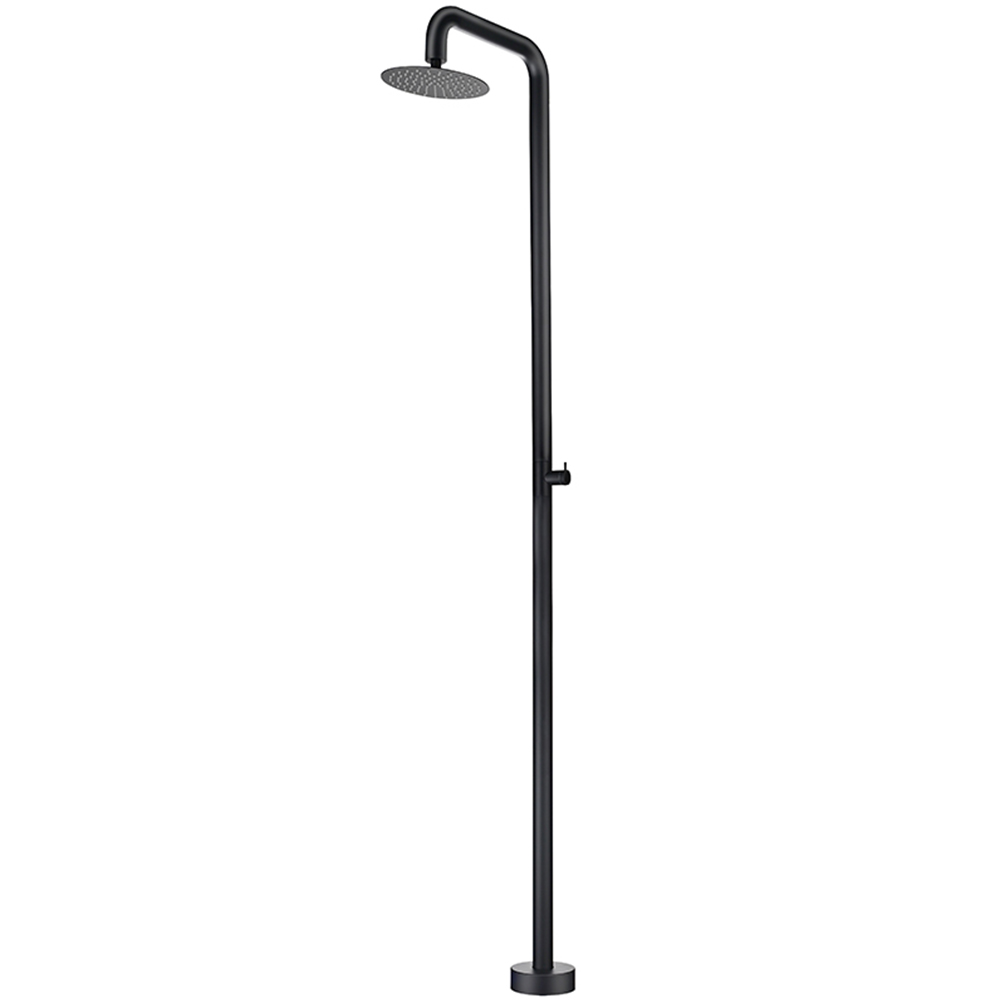 Single function 10 inch top spray black