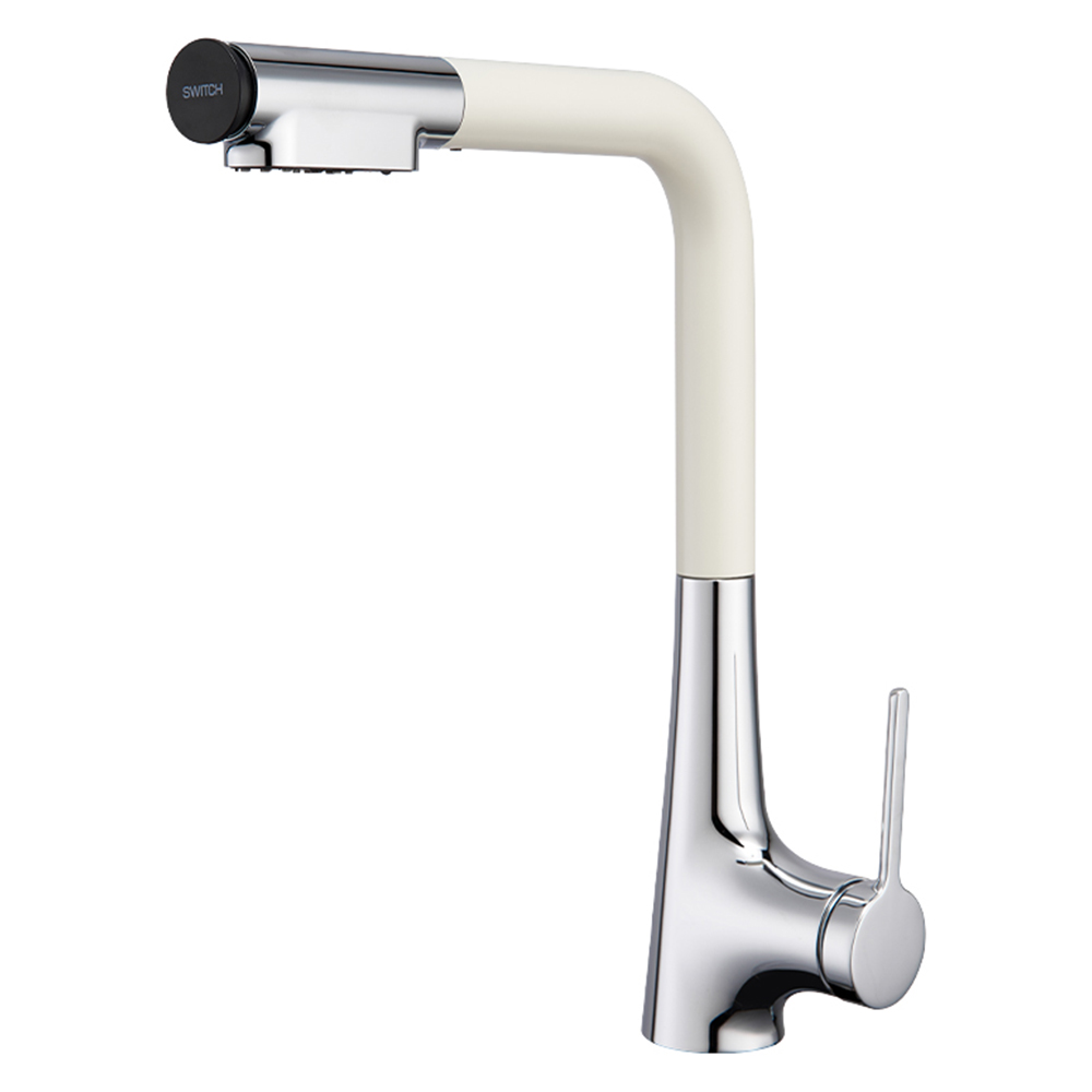 Kitchen-milky white + electroplating