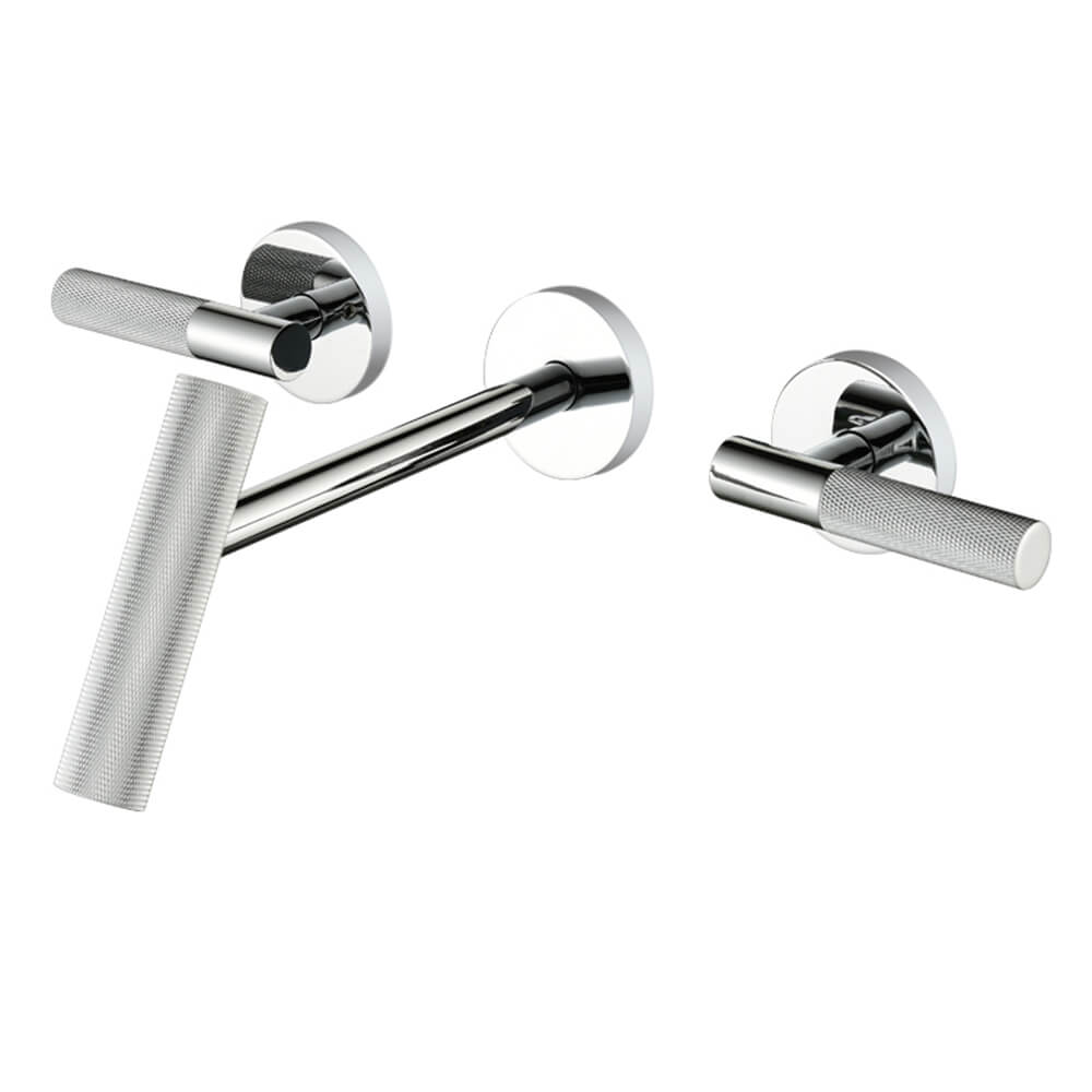 Double handle chrome color