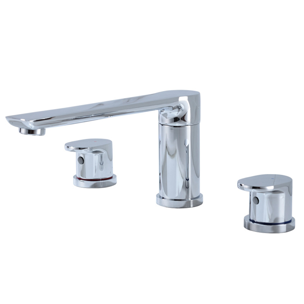 Round chrome three-piece set
