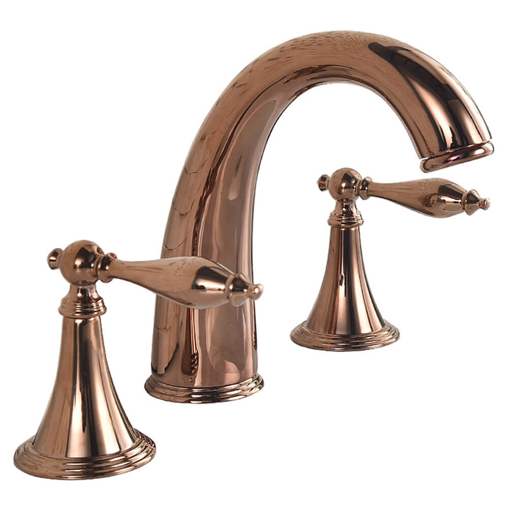 Curved rose gold