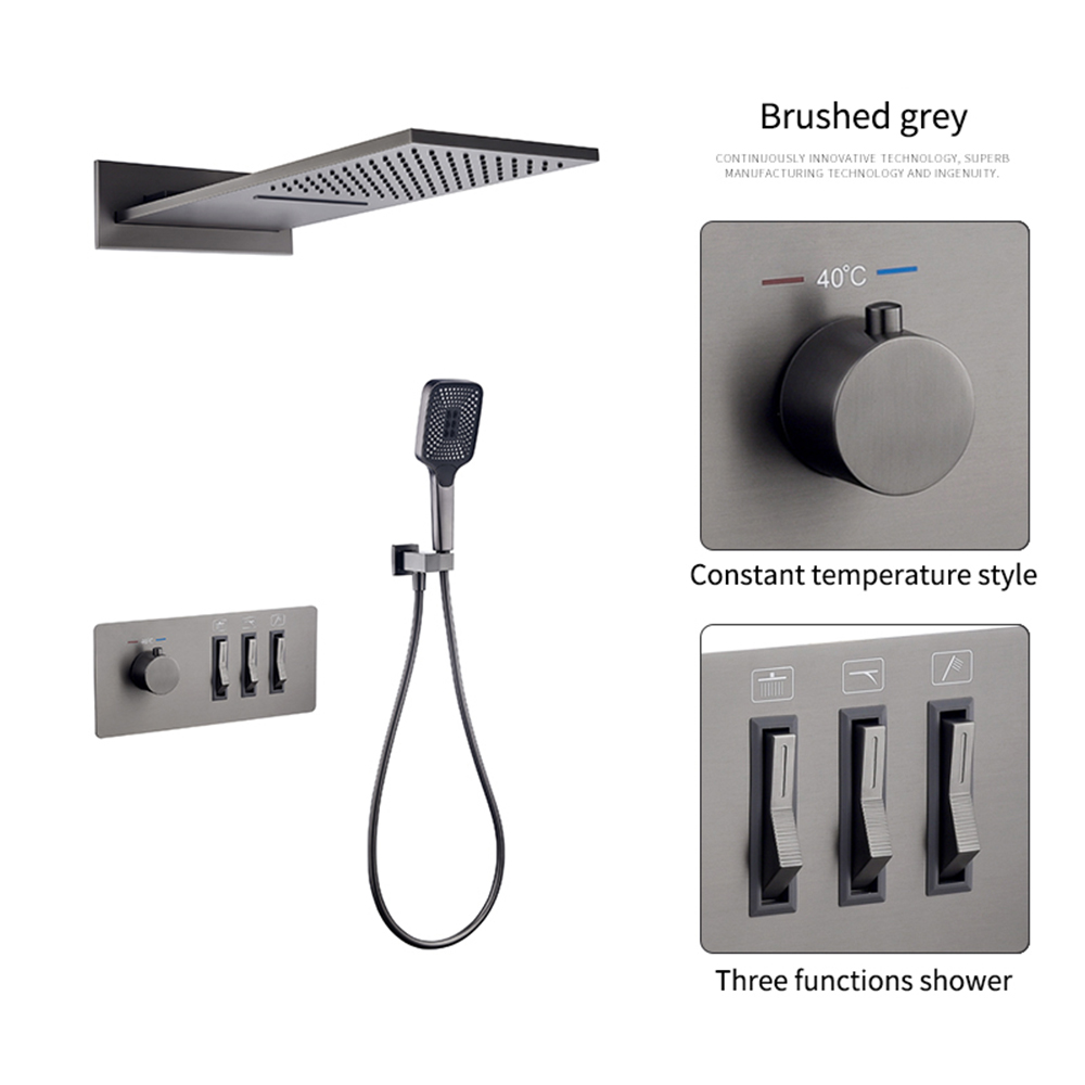 Constant temperature 3 functions-gray