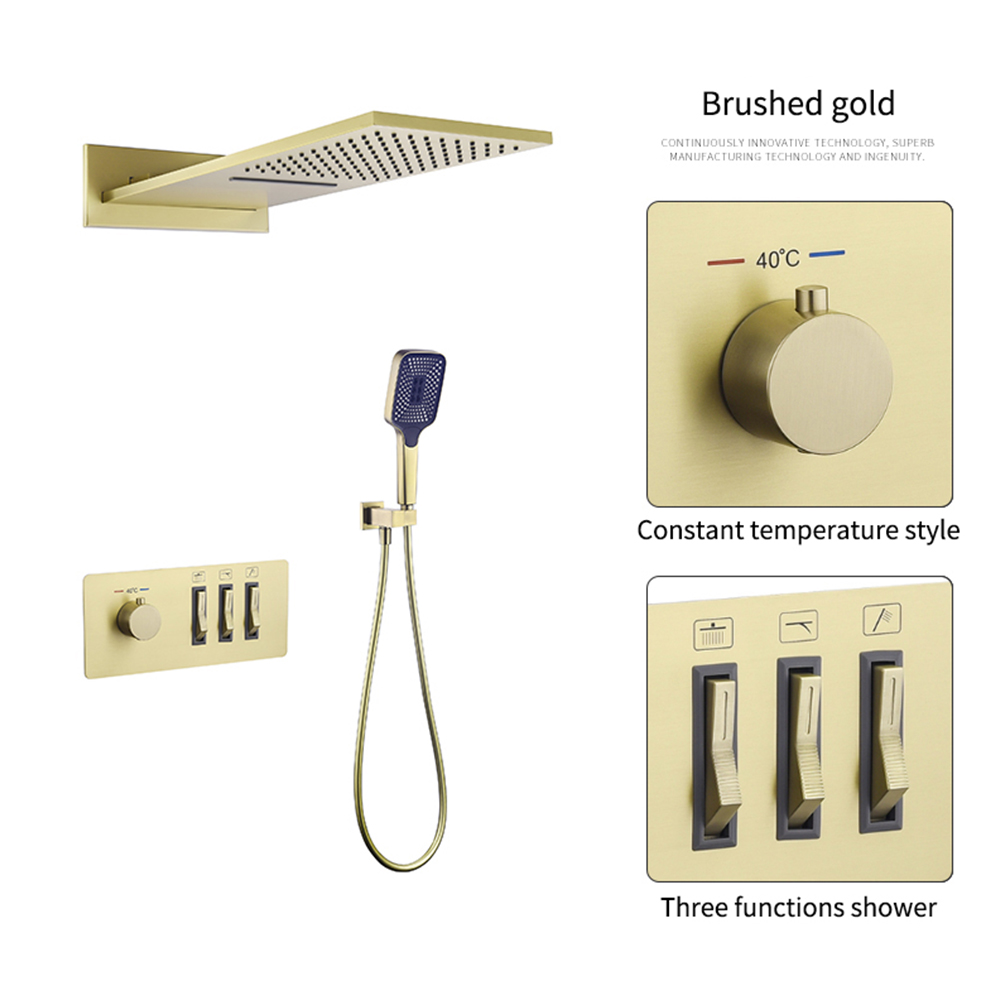 Constant temperature 3 functions-gold