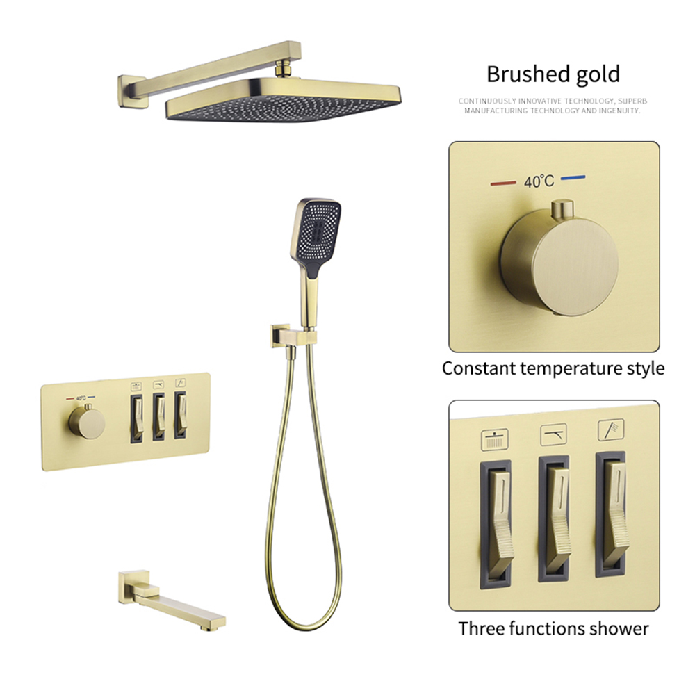Constant temperature 3 functions-gold