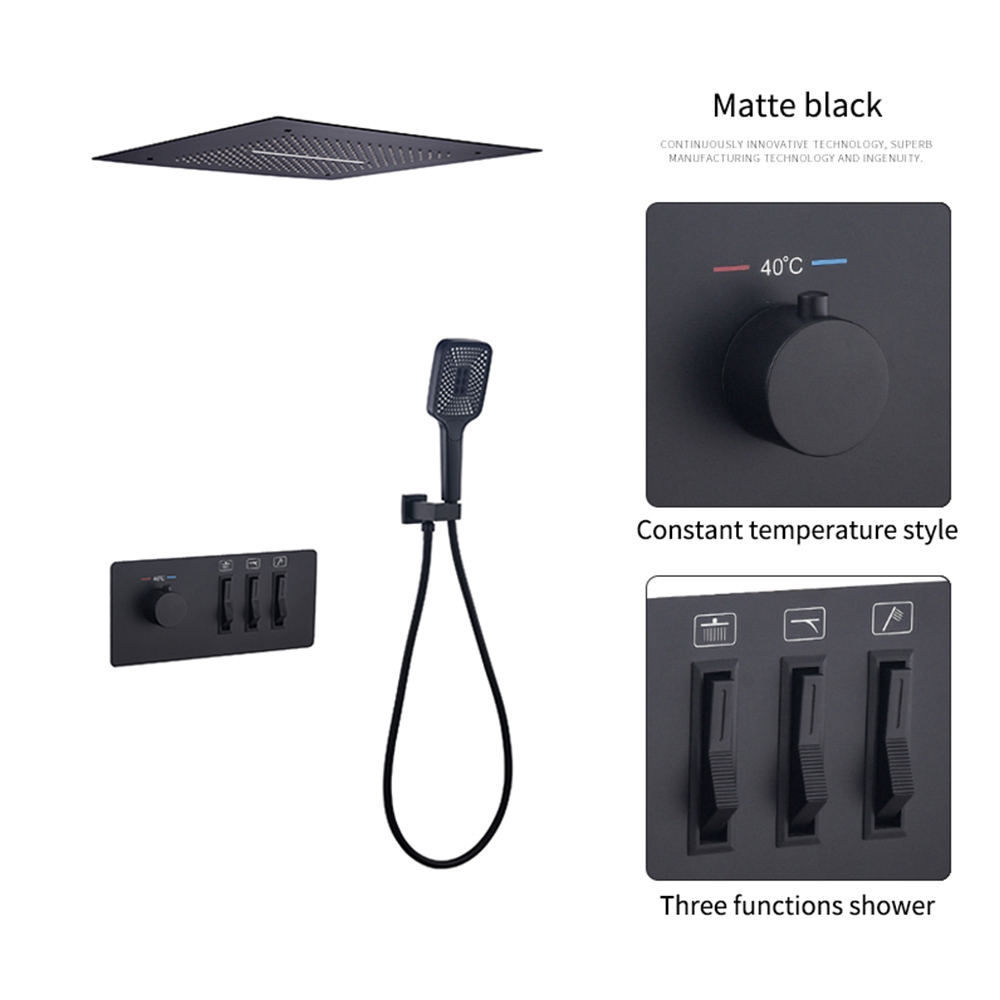 Constant temperature 3 functions-black