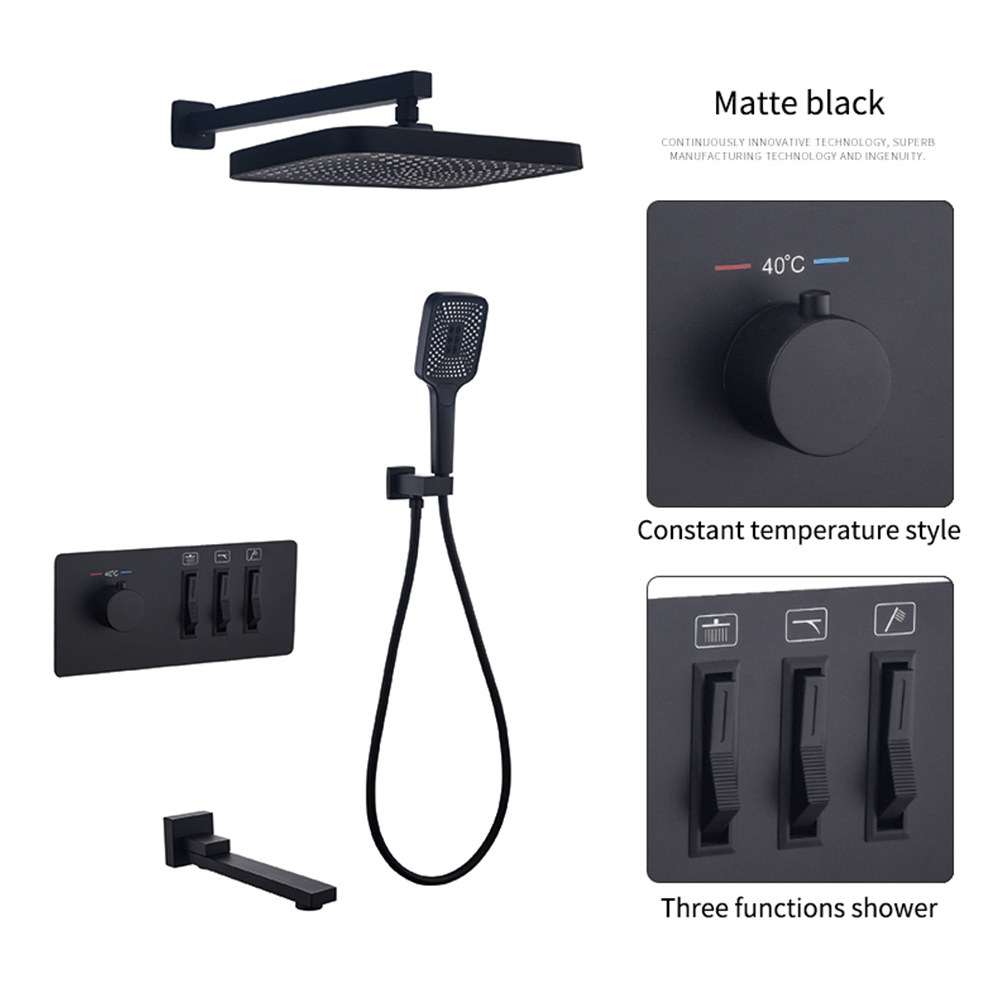 Constant temperature 3 functions-black