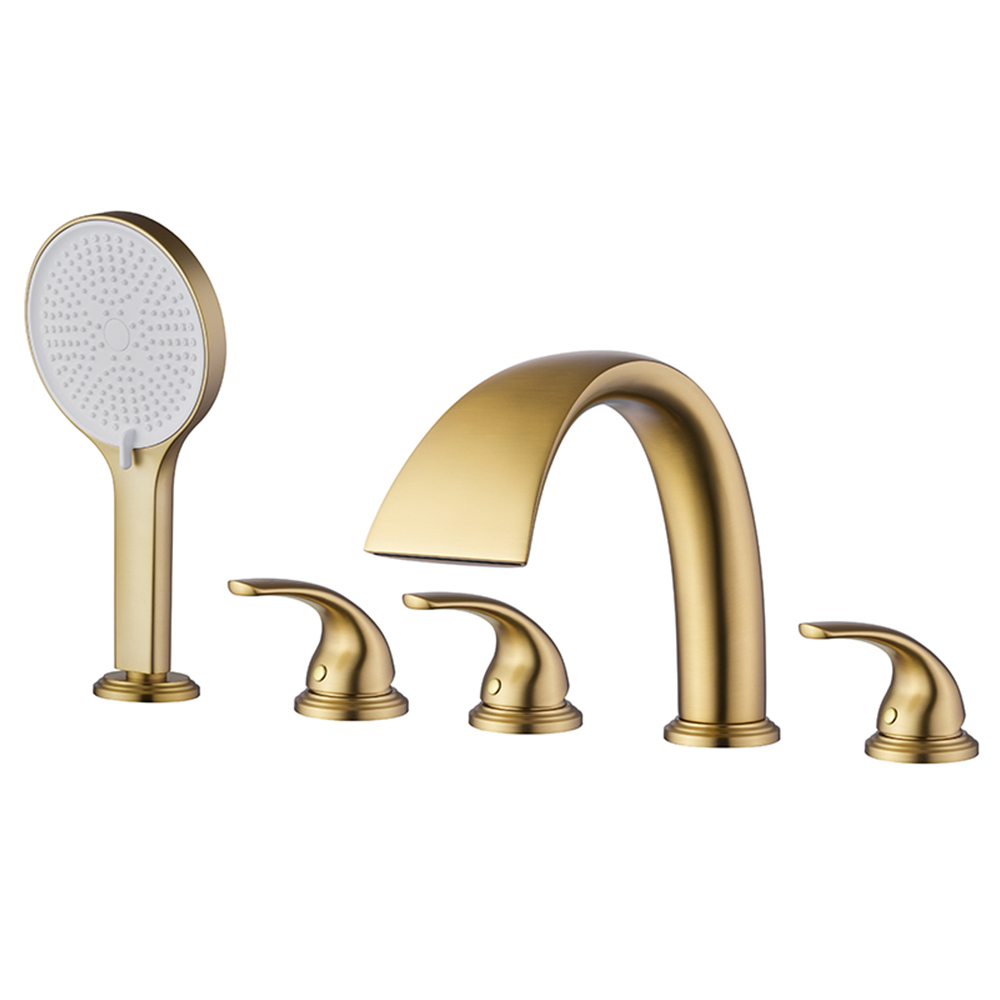 Brushed gold five-piece set
