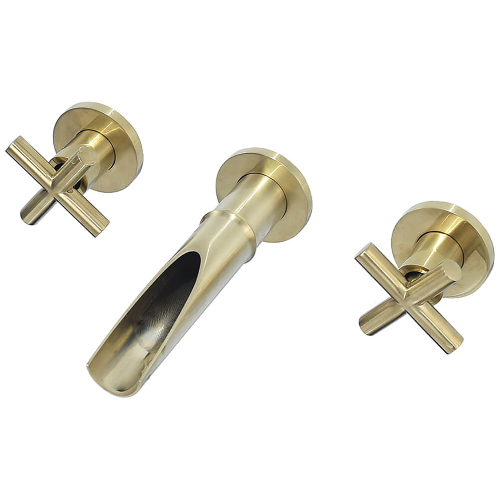 Slub brushed gold