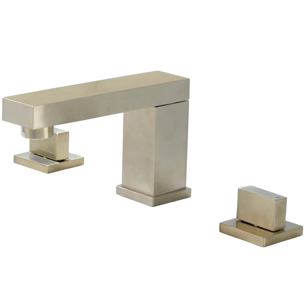 Square golden brushed three-piece set