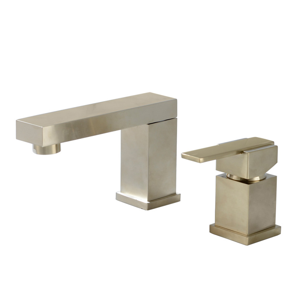 Square golden brushed two-piece set