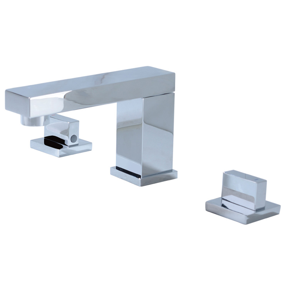 Square chrome three-piece set