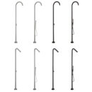 outdoor stainless steel shower column villa courtyard pool side vertical faucet hot and cold shower column shower set hw2501