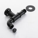 black in wall faucet, four point lengthened washing machine, mop pool, quick opening balcony, brass spout sz2306