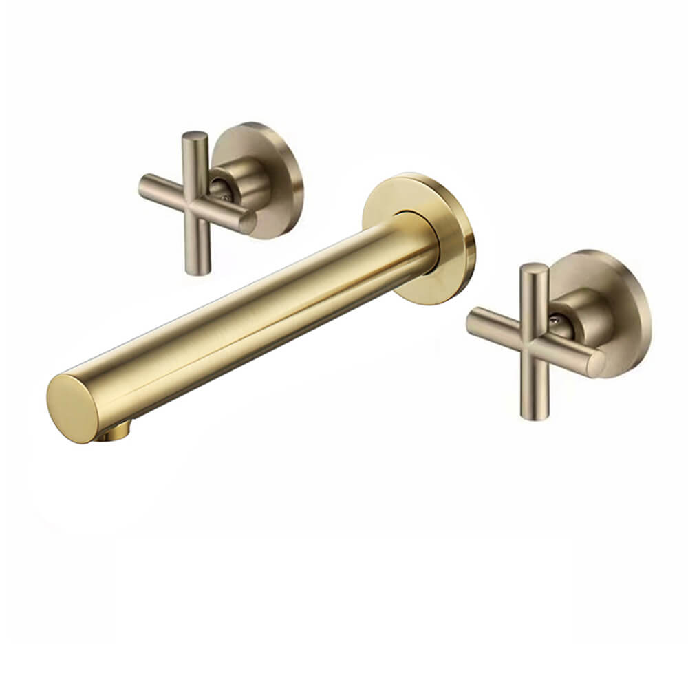 Straight-nose cross switch brushed gold without embedded box