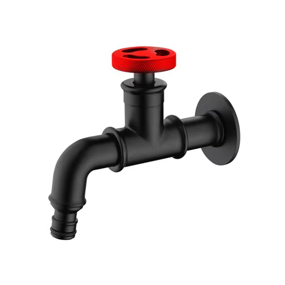 Short style with 4 points on the top, washing machine style (red handle) 12 cm