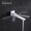 concealed brass gold embedded wall mounted hot and cold intelligent constant temperature button concealed shower set al2208