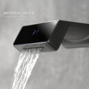brass concealed digital display basin faucet in wall hotel household wall out washbasin faucet mp2004