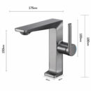 brass hot and cold dual control washbasin faucet hotel bathroom cabinet wash basin hot and cold faucet mt2530
