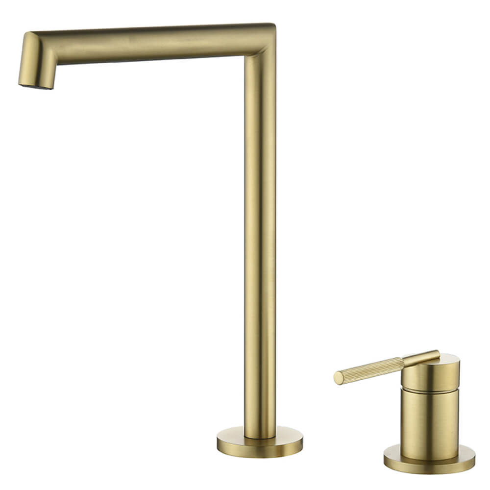 High brushed gold