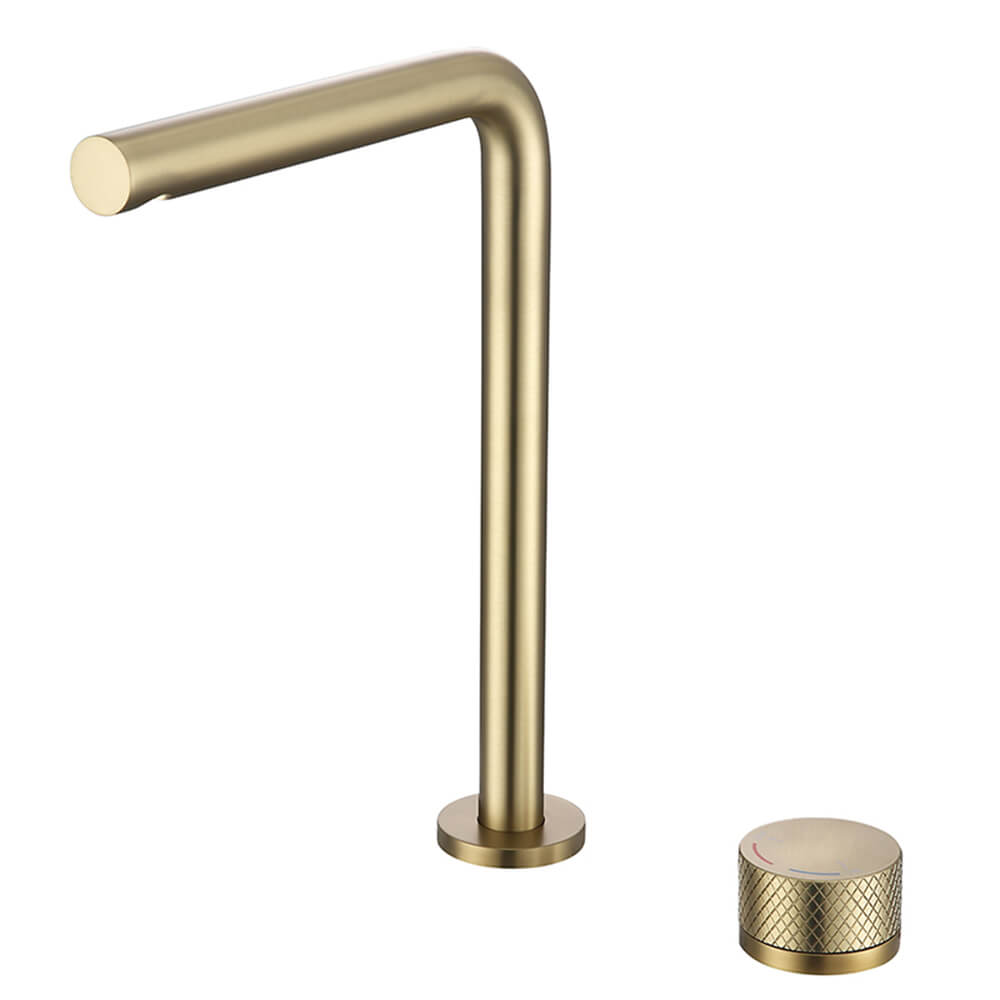 High brushed gold