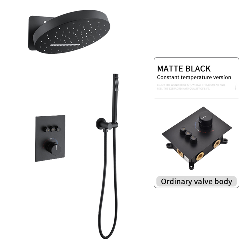 3 functions constant temperature black
